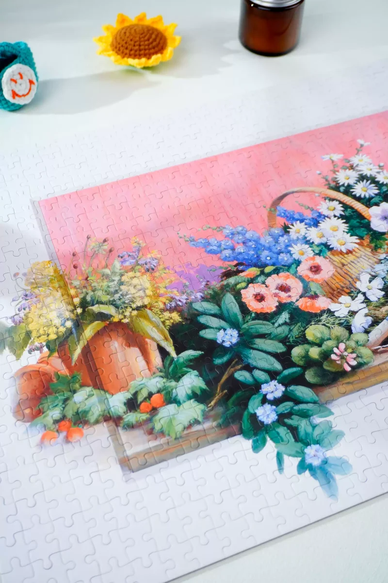 A World of Flowers Puzzle 1000pcs (2) Pixel Pieces-1000 Piece Puzzle-A World of Flowers
