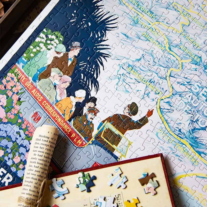 Alpes (2) 500pcs Jigsaw Puzzle-Watch Match-Alpes