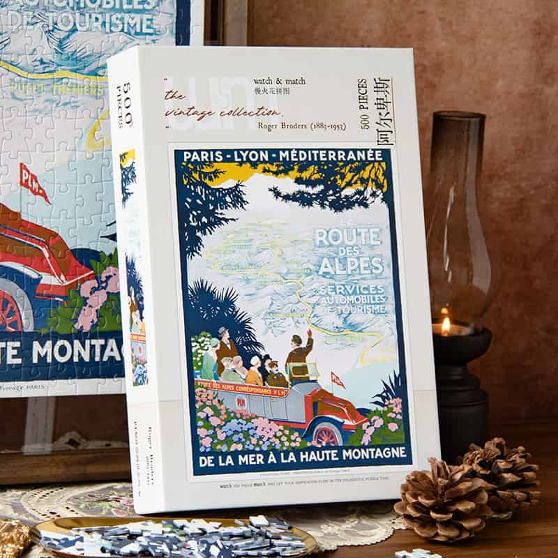 Alpes (3) 500pcs Jigsaw Puzzle-Watch Match-Alpes