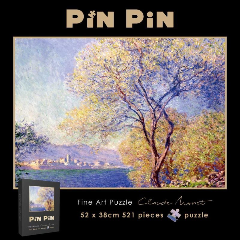 Antibes Seen From The Salis Gardens by Claude Monet1 521pcs Jigsaw Puzzle-Pinpin-Antibes Seen From The Salis Gardens
