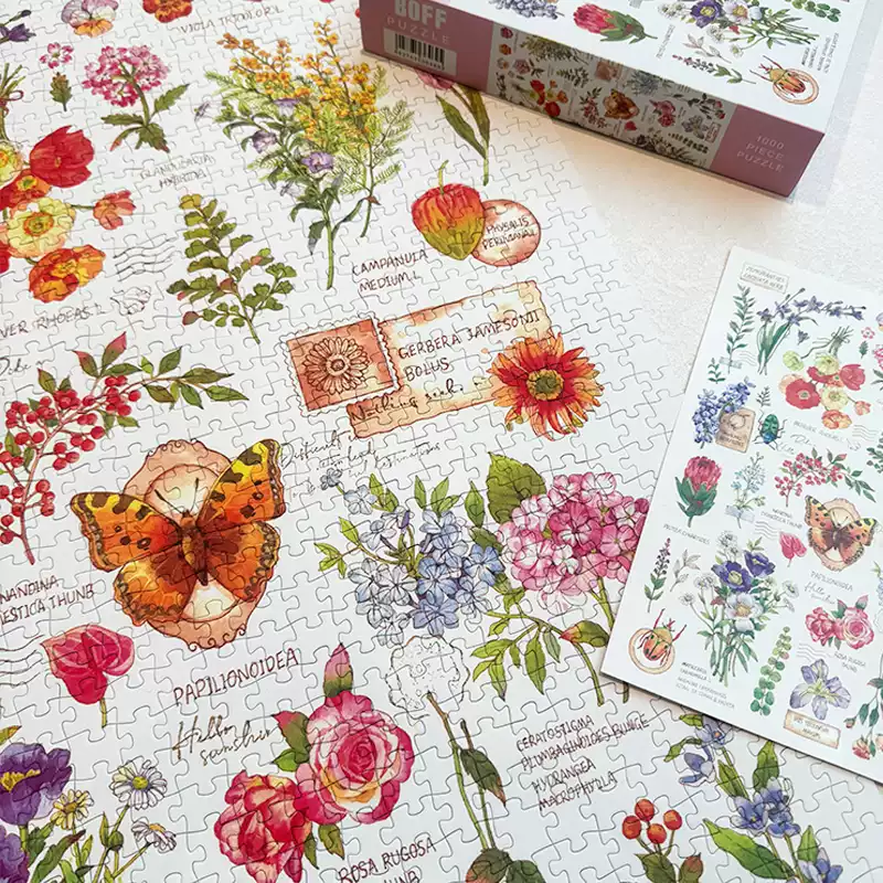 Boff Puzzle-Plants (4) 1000pcs Jigsaw Puzzle-Boff-Plants