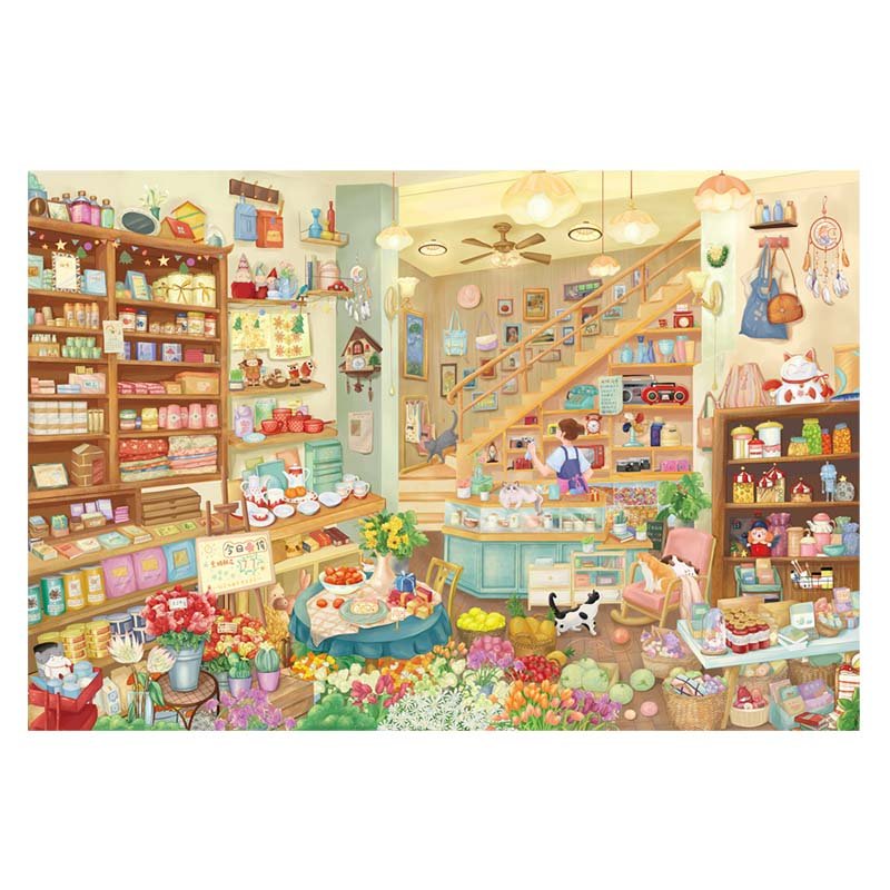 Momibook-Carefree Shop-1000 Piece Jigsaw Puzzle