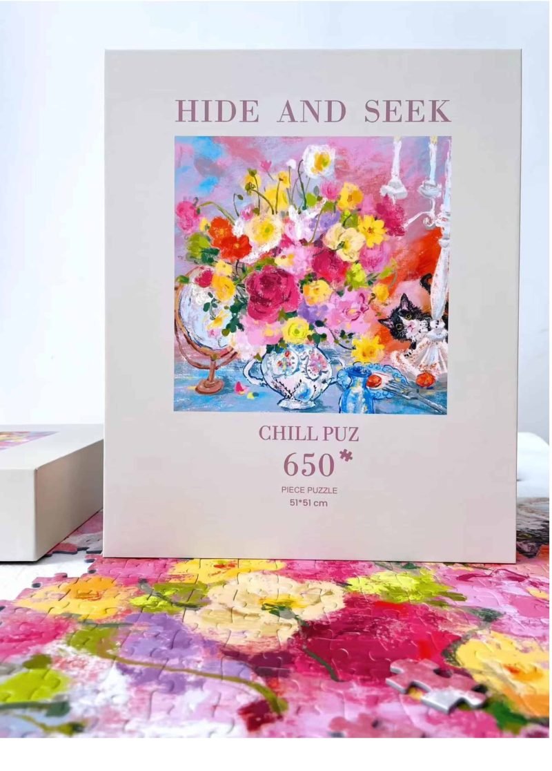 650 Piece Puzzle-Chill Puz-Hide and Seek