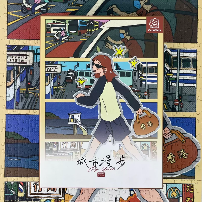500pcs Jigsaw Puzzle-PuzPlaz-City Walk