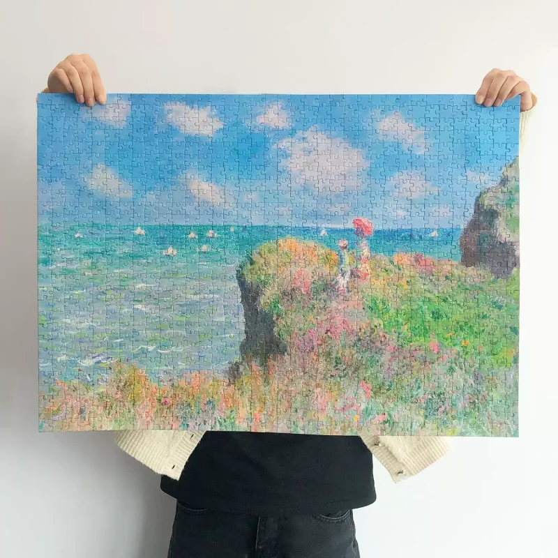 1000 Jigsaw Puzzle-Kibifufu-Cliff Walk at Pourville