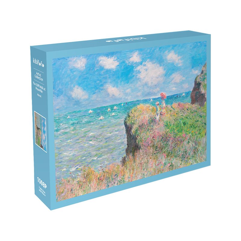 1000 Jigsaw Puzzle-Kibifufu-Cliff Walk at Pourville
