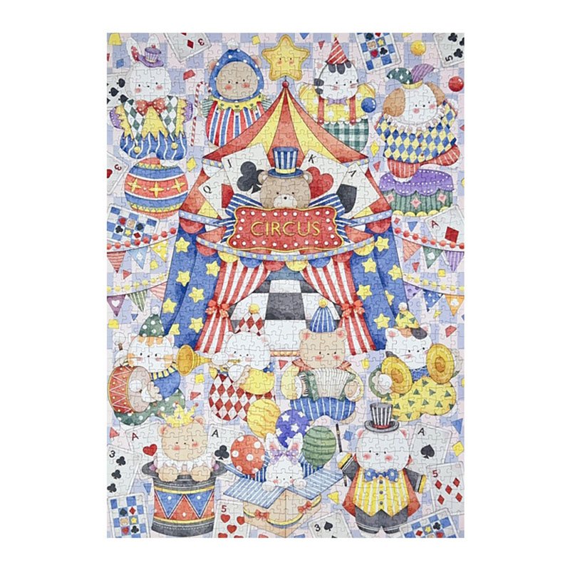 1000pcs Jigsaw Puzzle-Kessing-Colorful Circus