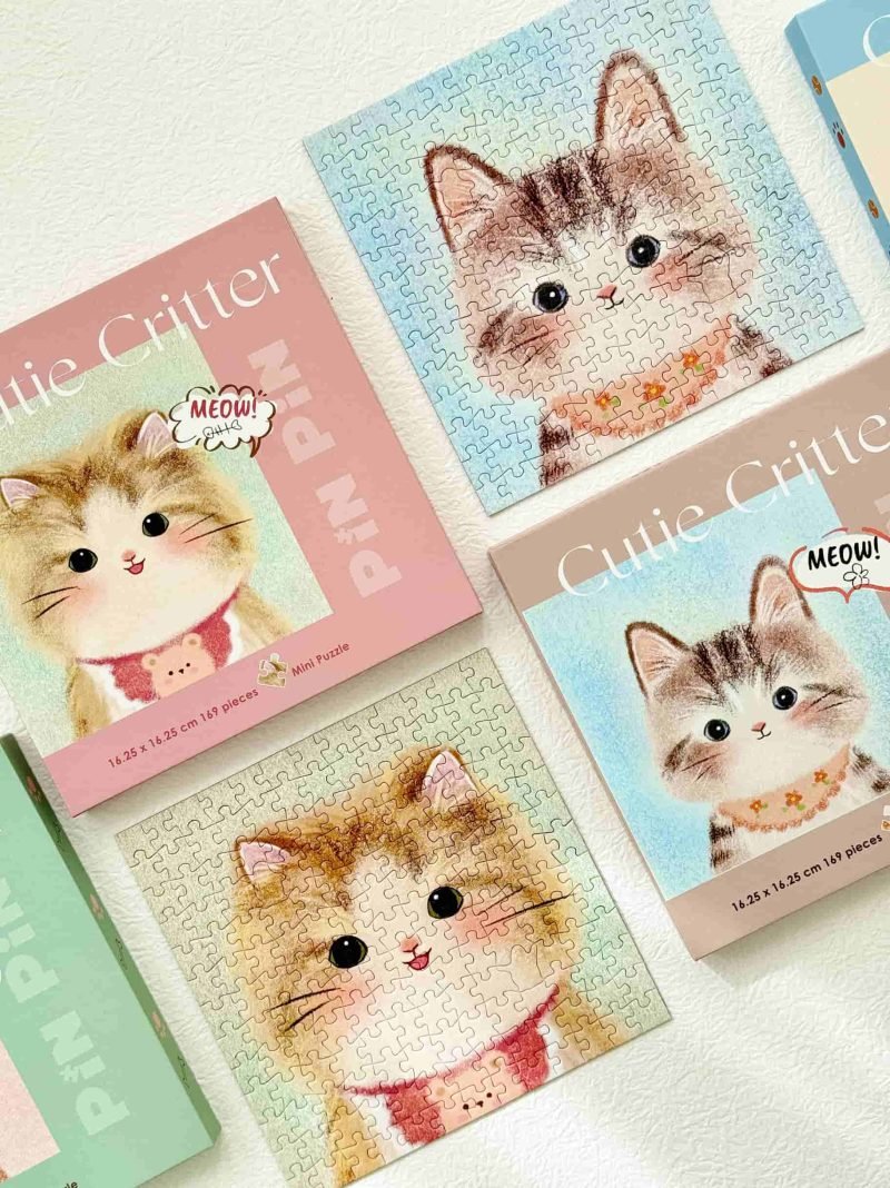169pcs Jigsaw Puzzle-Cutie Critter Series