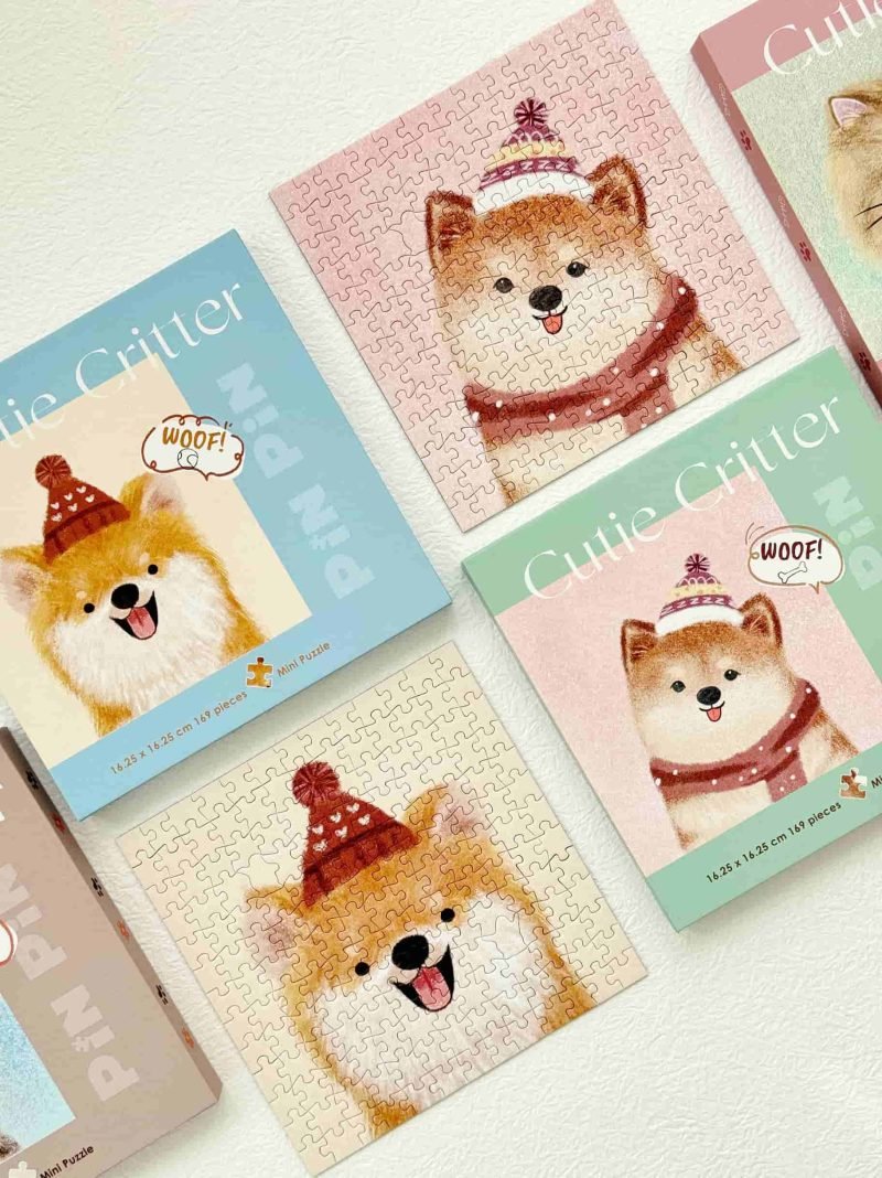 169pcs Jigsaw Puzzle-Cutie Critter Series