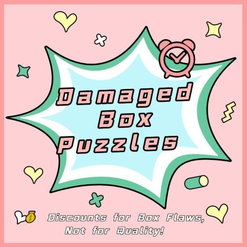 50% Off Damaged Box Puzzles On Sale 1000pcs 500pcs Jigsaw Puzzles