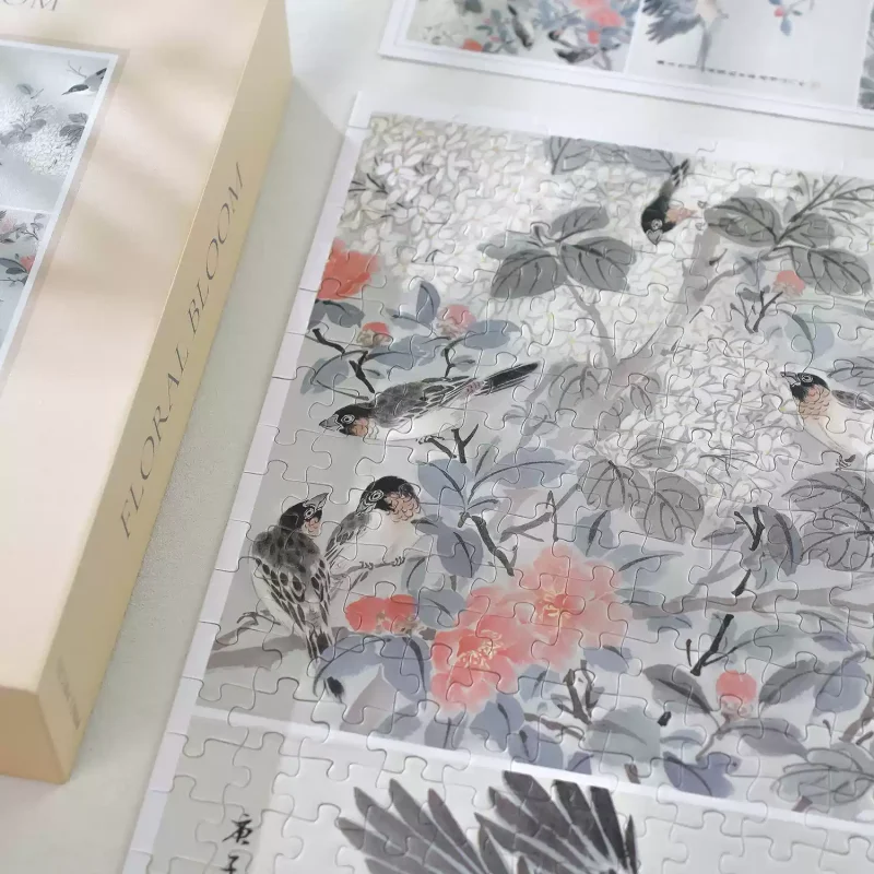 Pixel Pieces-1000 Piece Puzzle-Floral Bloom