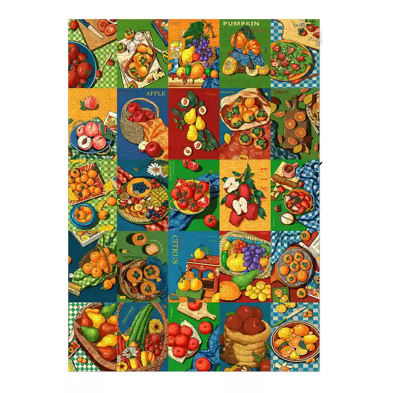 Fruits Bayby-1000pcs Plastic Jigsaw Puzzle-Fruits