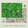 Double-sided Puzzle 1000pcs-Pickstars-Green Wilderness