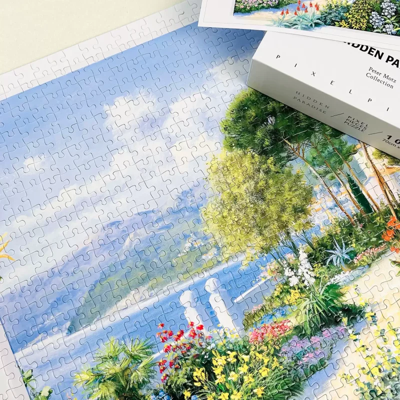 Hidden Paradise (2) Pixel Pieces-1000 Piece Puzzle-Hidden Paradise