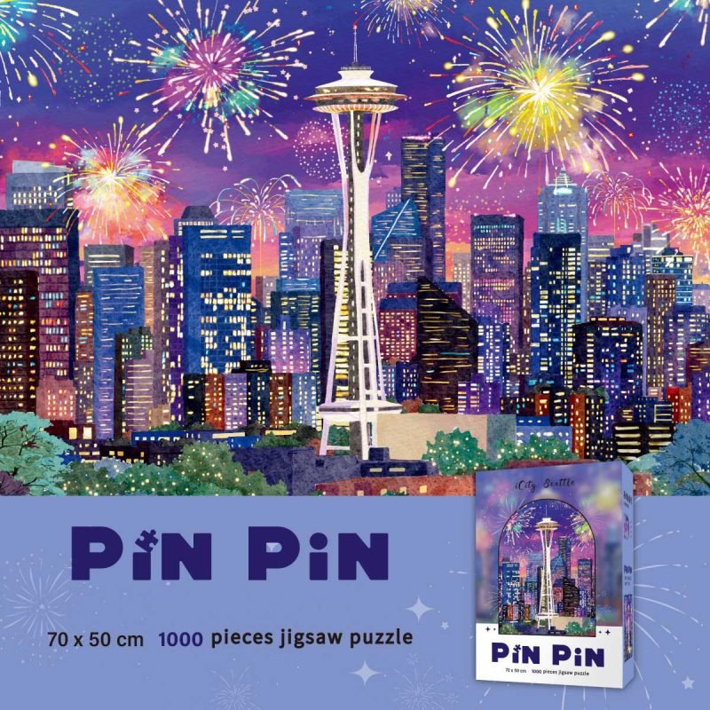 I Love Seattle 521pcs Jigsaw Puzzle-Pinpin-i city Seattle