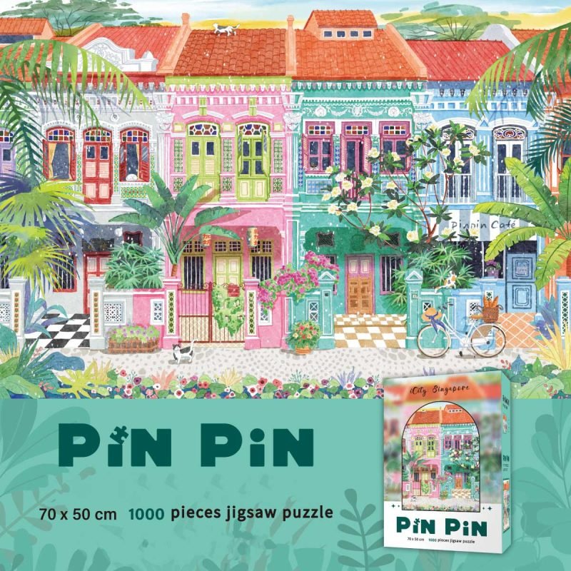 I love Singapore 1000pcs Jigsaw Puzzle-Pinpin-i city Singapore