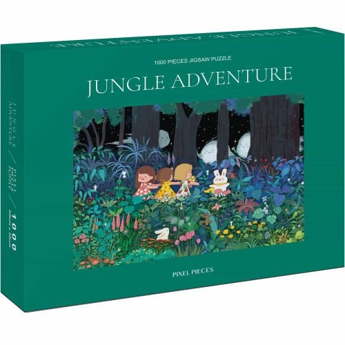 Pixel Pieces-1000 Piece Puzzle-Jungle Adventure