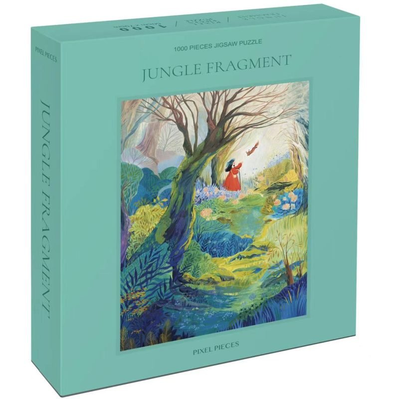 Pixel Pieces-1000 Piece Puzzle-Jungle Fragment