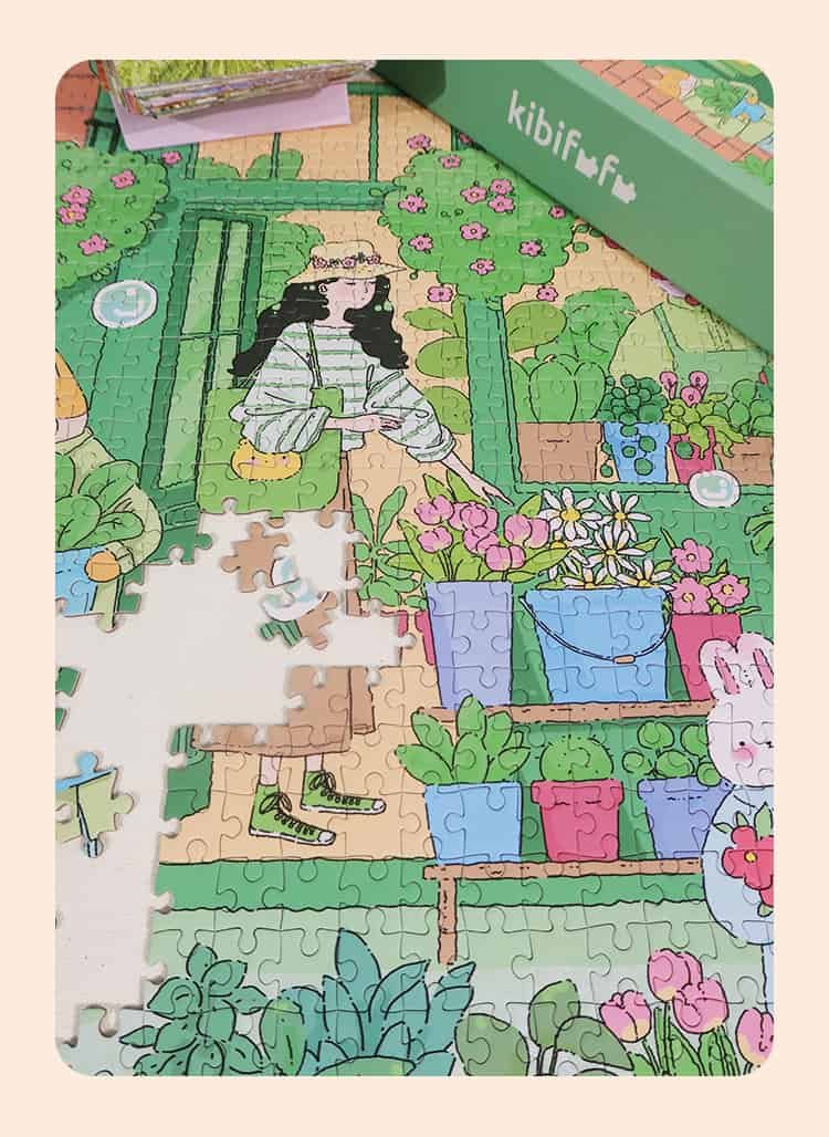 Green House-1000pcs Jigsaw Puzzle-Kibifufu