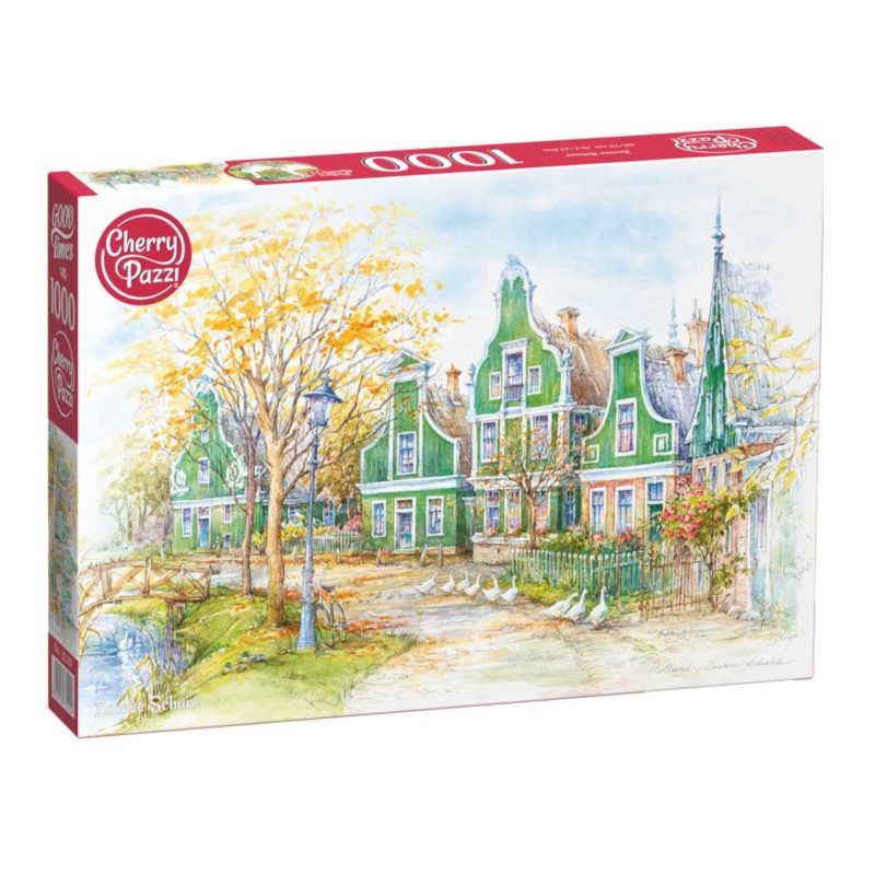 Cherry Pazzi-1000pcs Jigsaw Puzzle-La ville de Zaanse Schans