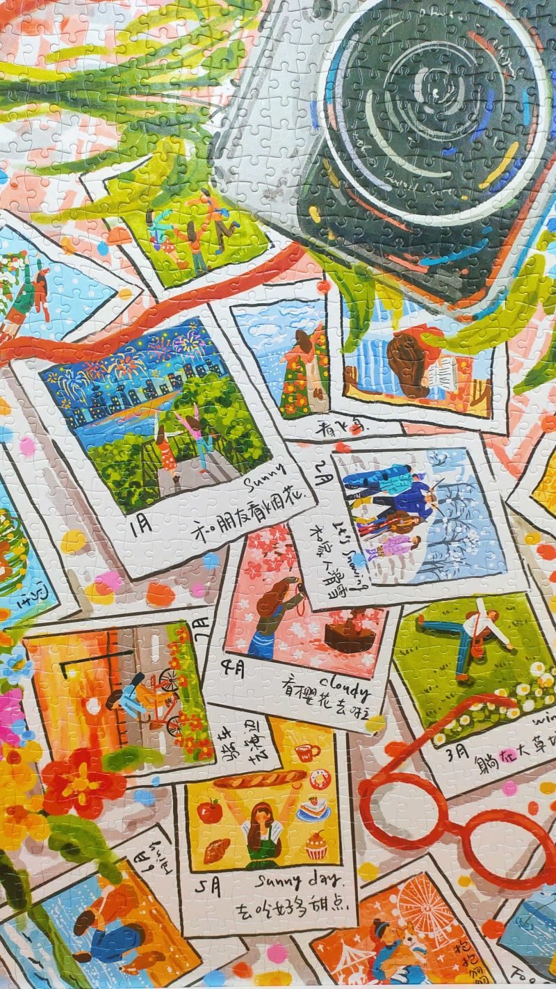 Momibook-Time Imprint-1000 Piece Jigsaw Puzzle(Pearl Paper)