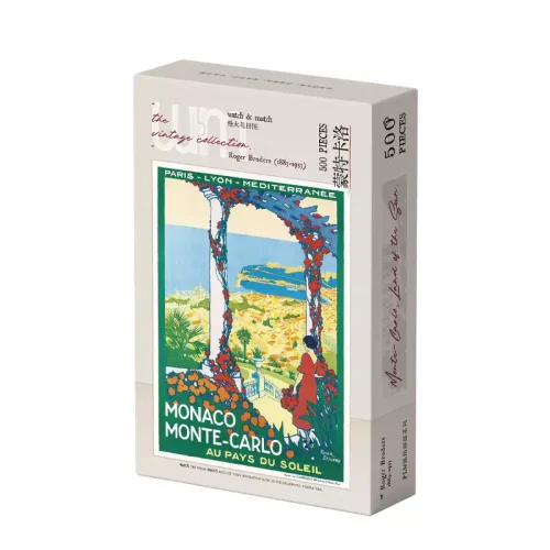 Monaco Monte-Carlo (1) 500pcs Jigsaw Puzzle-Watch Match-Mont-Monaco Monte-Carlo