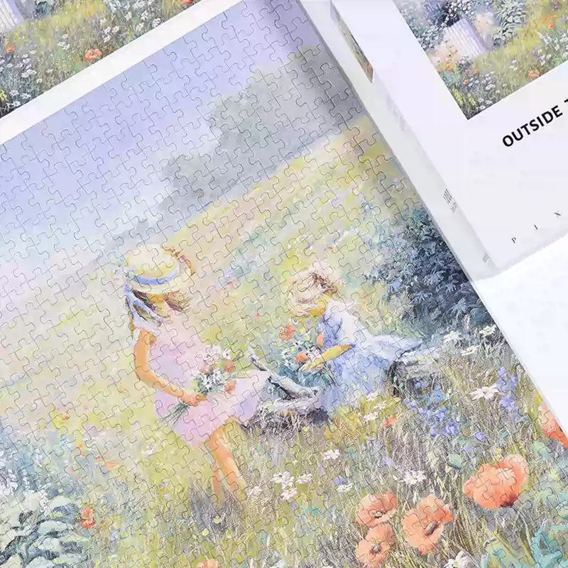 Pixel Pieces-1000 Piece Puzzle-Outside the Garden