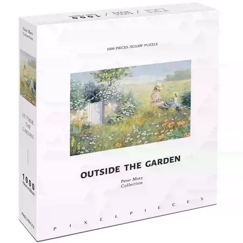 Outside the Garden (3) Pixel Pieces-1000 Piece Puzzle-Outside the Garden
