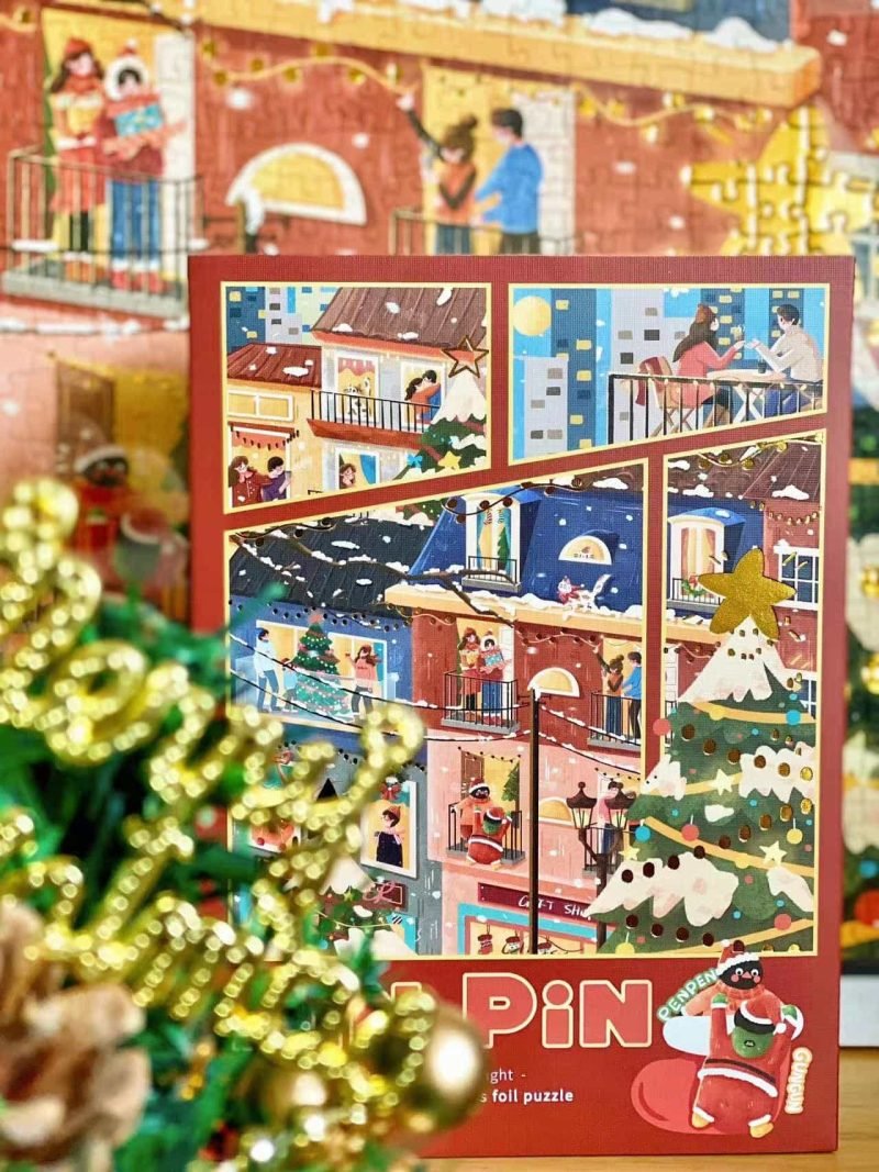 Pinpin Blessed Night-1000pcs Cartoon Puzzle