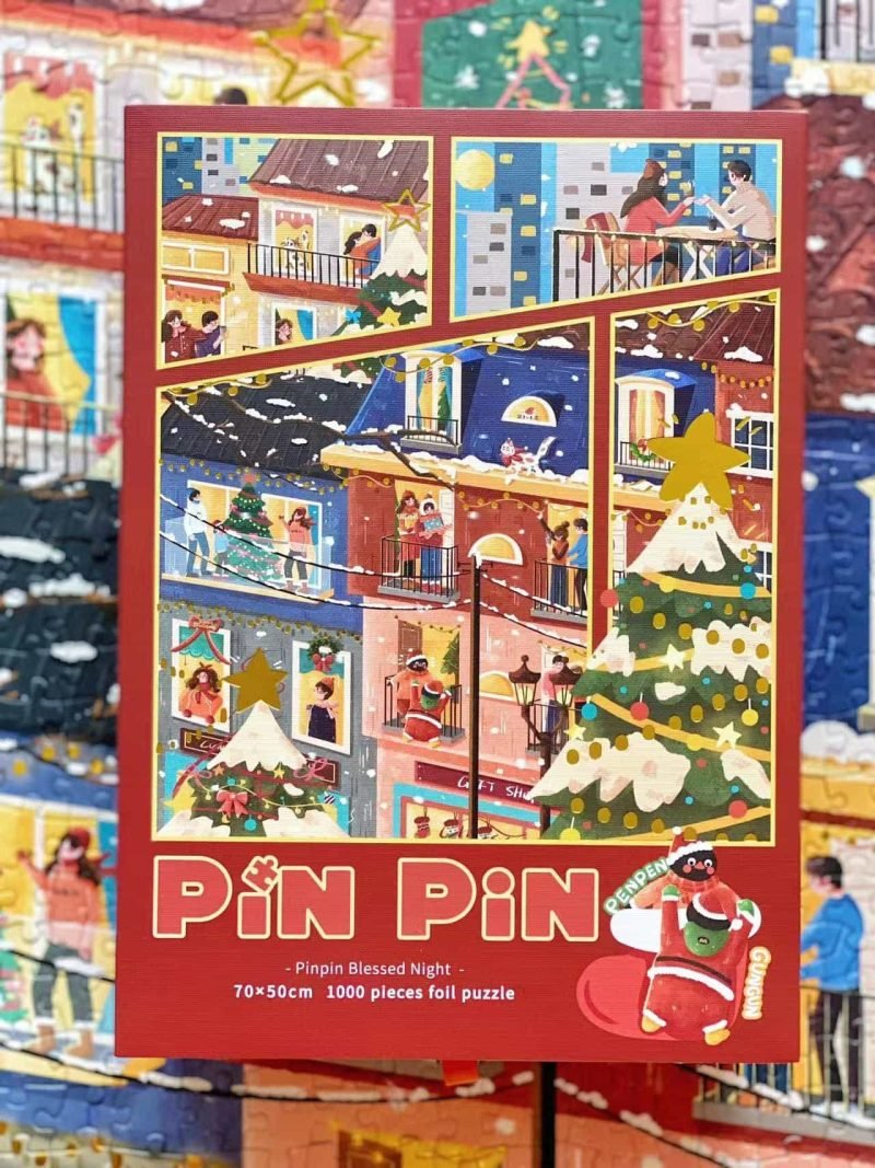 Pinpin Blessed Night-1000pcs Cartoon Puzzle
