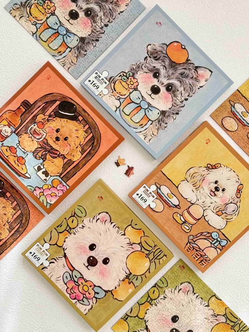 Pinpin Happy Haven Puzzle (1) 169pcs Pinpin Jigsaw Puzzle-Happy Haven Series