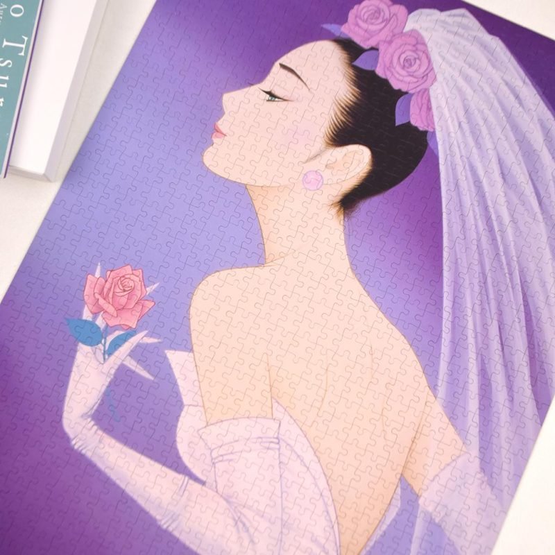 Pixel Pieces-1000 Piece Puzzle-Celebrate Rose