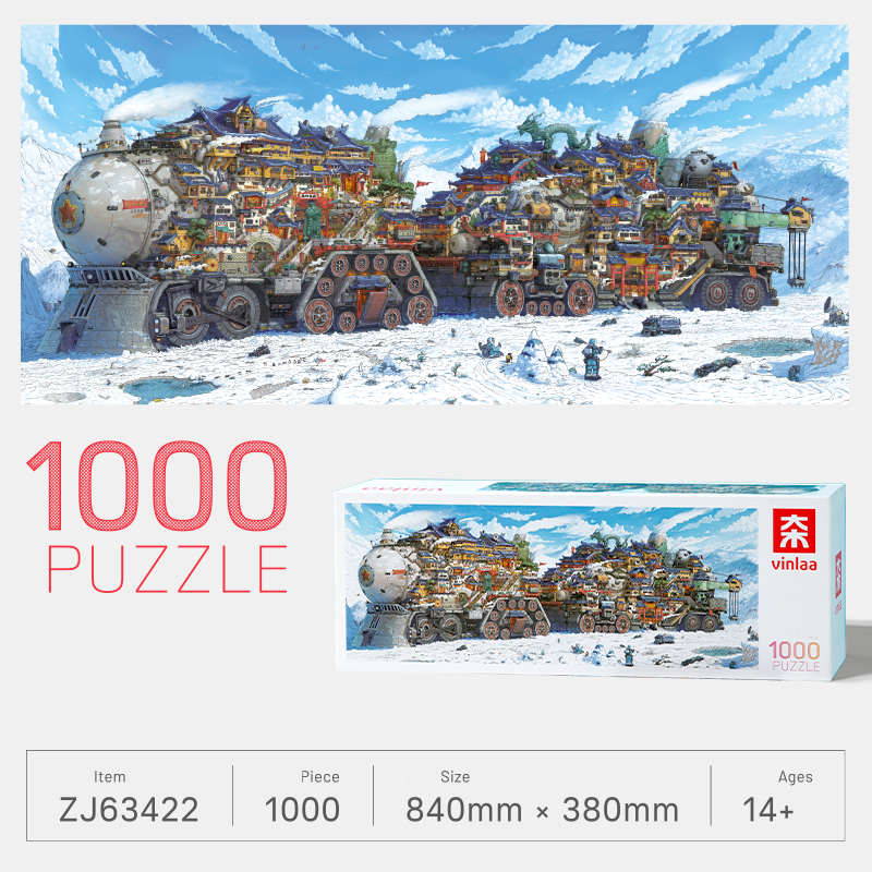 Polar Dragon City 1000pcs Jigsaw Puzzle-Vinlaa-Polar Dragon City