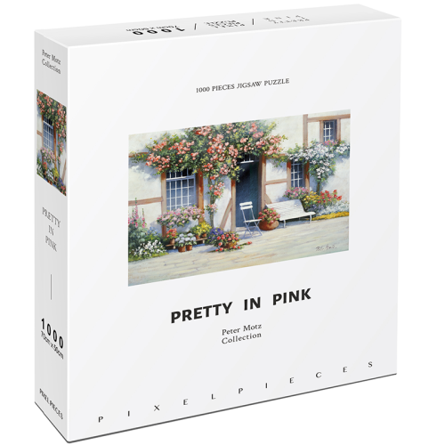 Pretty in pink Pixel Pieces-1000 Piece Puzzle-Pretty in Pink