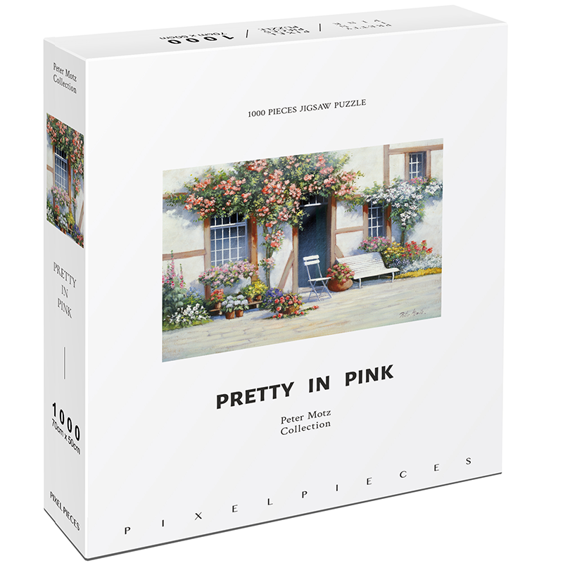 Pixel Pieces-1000 Piece Puzzle-Pretty in Pink
