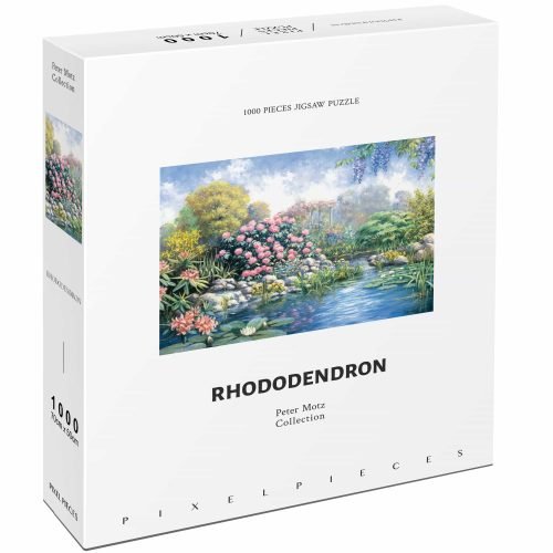 Rhododendron Pixel Pieces-1000 Piece Puzzle-Rhododendron