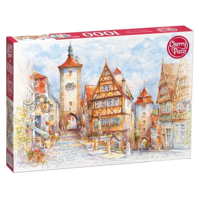 Cherry Pazzi-1000pcs Jigsaw Puzzle-Rothenburg