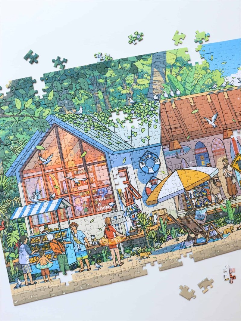 500pcs Jigsaw Puzzle-Handsome Mr.Ni-Seaside A