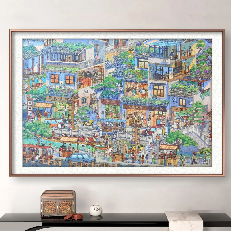 Slow Life in Old Town (1) 1000pcs Jigsaw Puzzle-Handsome Mr.Ni-Slow Life in Old Town