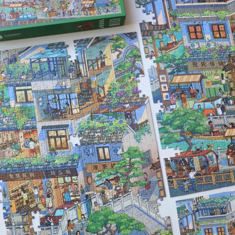 Slow Life in Old Town (3) 1000pcs Jigsaw Puzzle-Handsome Mr.Ni-Slow Life in Old Town
