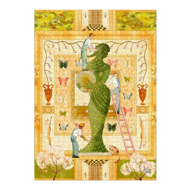 Spring Museum (1) Bayby-1000pcs Plastic Jigsaw Puzzle-Spring Museum