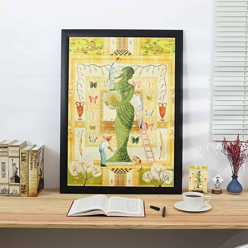 Spring Museum (2) Bayby-1000pcs Plastic Jigsaw Puzzle-Spring Museum