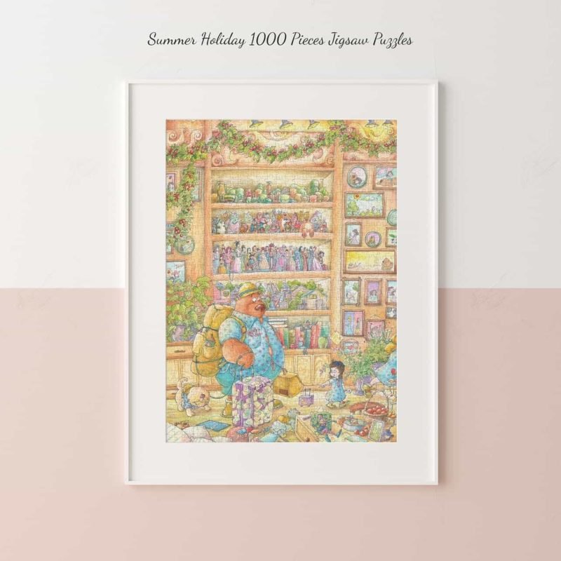 Pixel Pieces-1000 Piece Puzzle-Summer Holiday