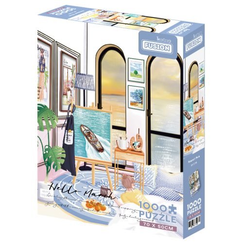 1000pcs Jigsaw Puzzle-Botop Fusion-Sunset Sea