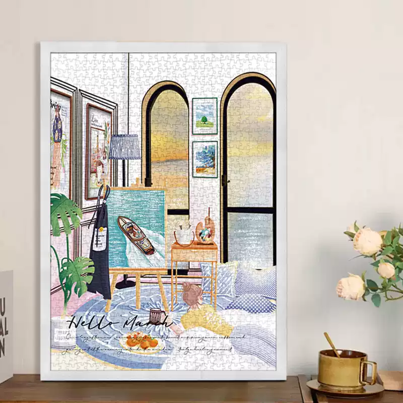 1000pcs Jigsaw Puzzle-Botop Fusion-Sunset Sea