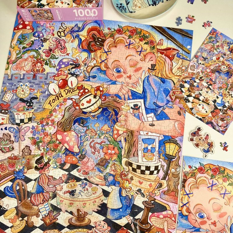 Sweet Dream of Alice-1000pcs Jigsaw Puzzle-Sandbars in the River of Time