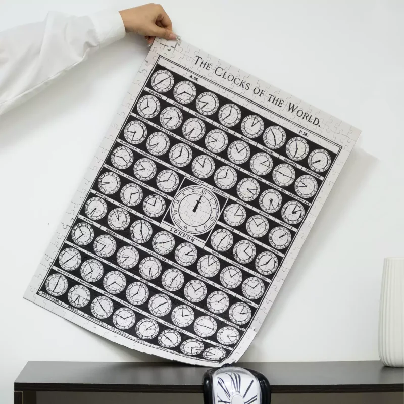 500pcs Jigsaw Puzzle-Kibifufu-The Clocks of the World