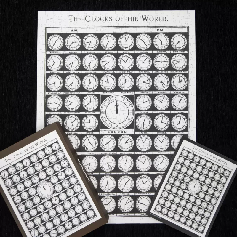 500pcs Jigsaw Puzzle-Kibifufu-The Clocks of the World