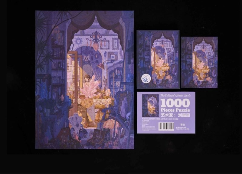The Collector's Home-Jewels (3) Discontinued-1000pcs Jigsaw Puzzle-Komono-The Collector's Home-Jewels