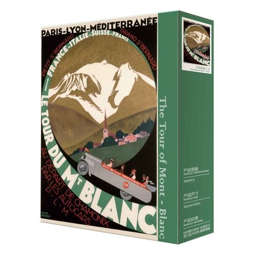 1000pcs Jigsaw Puzzle-PuzPlaz-The Tour of Mont-Blanc